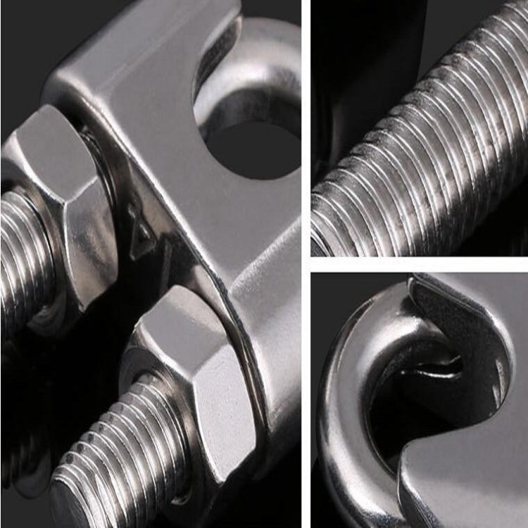 Stainless Steel Clip U-shaped Wire Rope Card Head Rope Wire Rope Rolling Head Buckle My Store