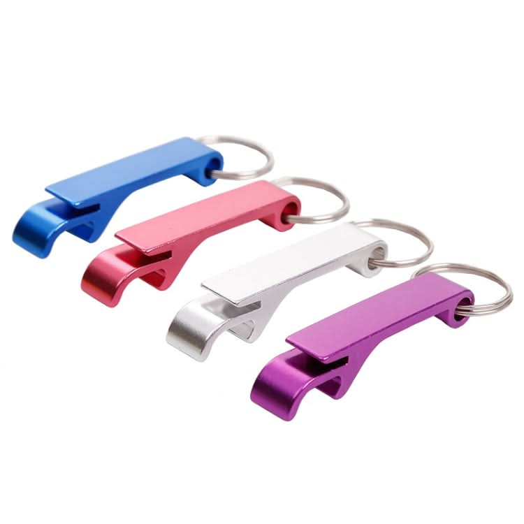 5 PCS Aluminum Wine Bear Bottle Opener Ring Keychain Key Chain, Random Color Delievery-Reluova