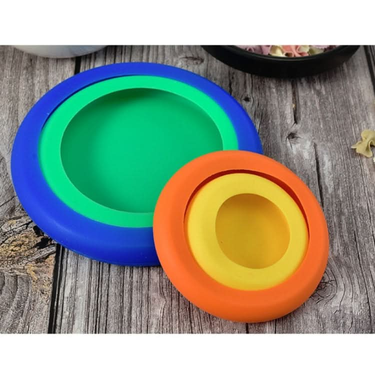 3 Sets 4 in 1 Silicone Fresh-Keeping Cover Set Multifunctional Fruit And Vegetable Sealable Stretchable Silicone Bowl Cover Random Color Delivery-Reluova