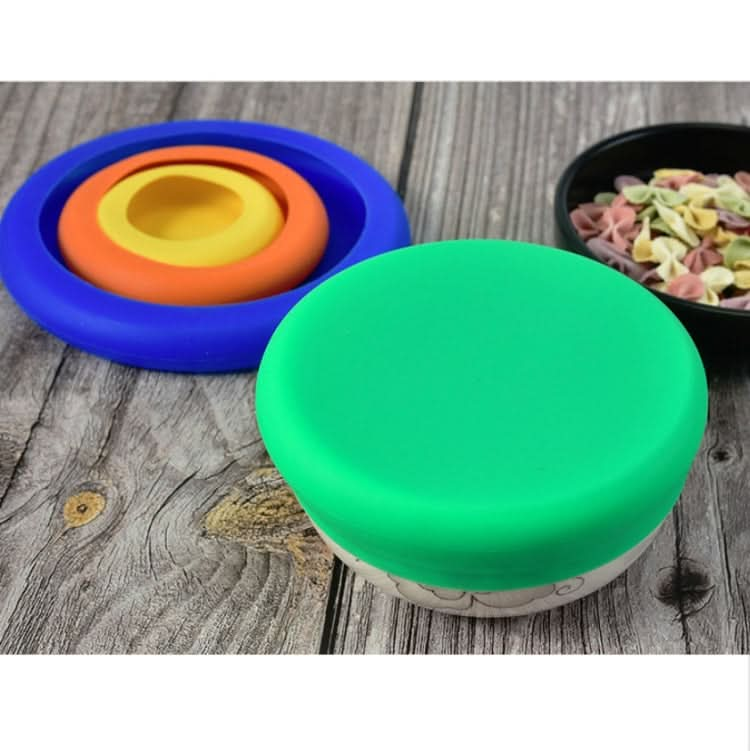 3 Sets 4 in 1 Silicone Fresh-Keeping Cover Set Multifunctional Fruit And Vegetable Sealable Stretchable Silicone Bowl Cover Random Color Delivery-Reluova