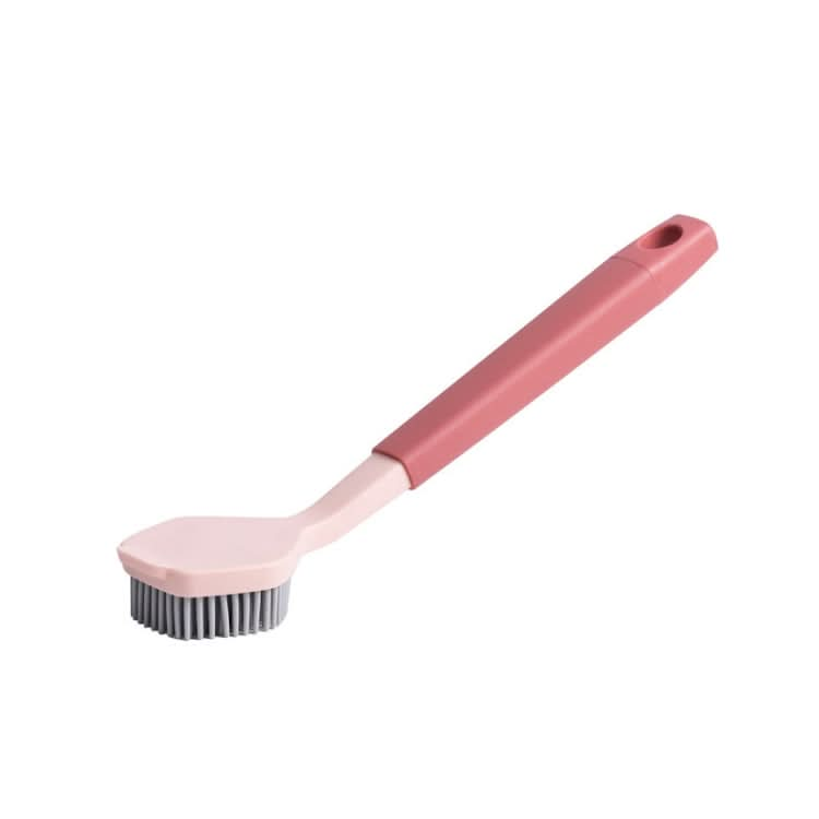 Two-color Bangs Head Wash Pot Brush Kitchen Long Handle Cleaning Brush - Reluova