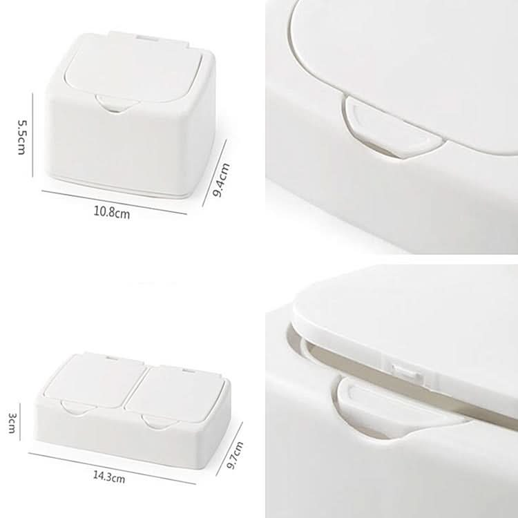 Desktop Key-type Storage Box Household Small Objects Dustproof Storage Box with Lid Reluova