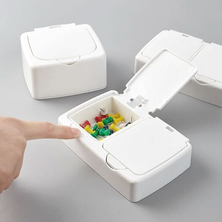 Desktop Key-type Storage Box Household Small Objects Dustproof Storage Box with Lid Reluova