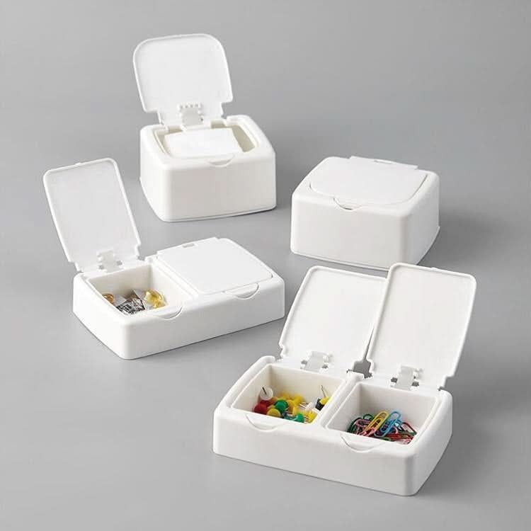 Desktop Key-type Storage Box Household Small Objects Dustproof Storage Box with Lid Reluova