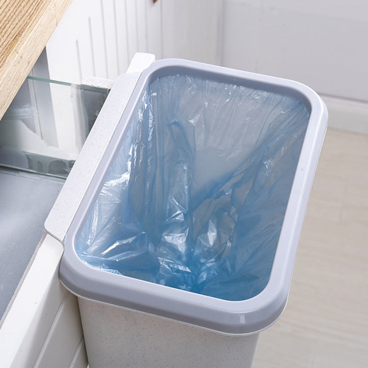 Kitchen Square Sorted Wall+mounted Hanging Plastic Sanitary Trash Can