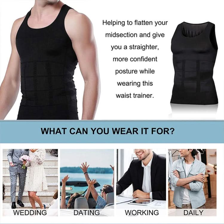 3PCS Men Slimming Body Shaper Vest Underwear-Reluova