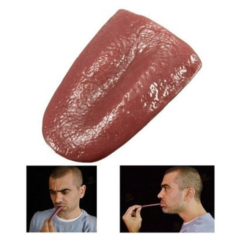 Halloween Funny Magic Tricks False Simulation Tongue Decompression Toy