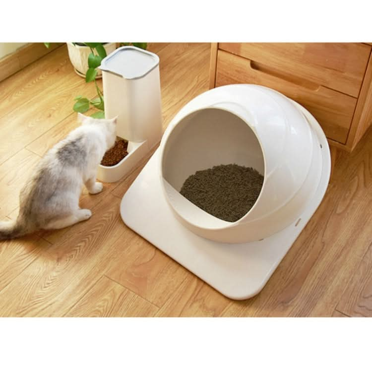 Cat Litter Box Pet Large Enclosed Toilet - Reluova