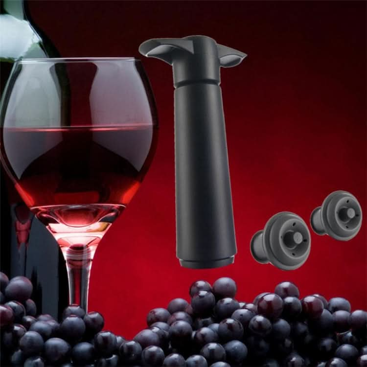 Red Wine Vacuum Pump Freshener Silicone Wine Stopper Set - Reluova