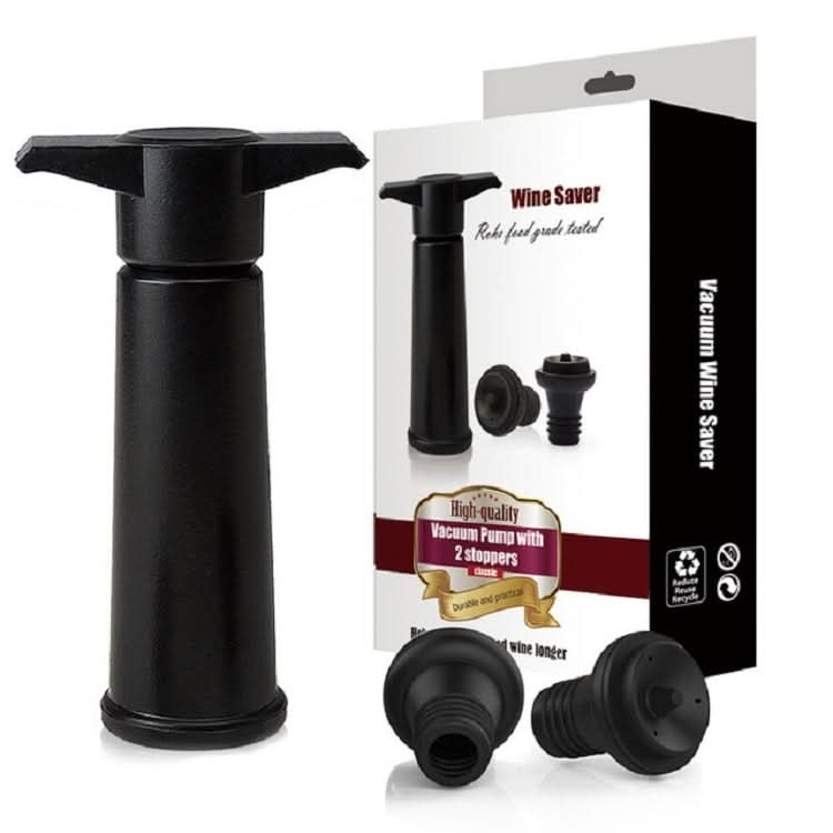 Red Wine Vacuum Pump Freshener Silicone Wine Stopper Set - Reluova