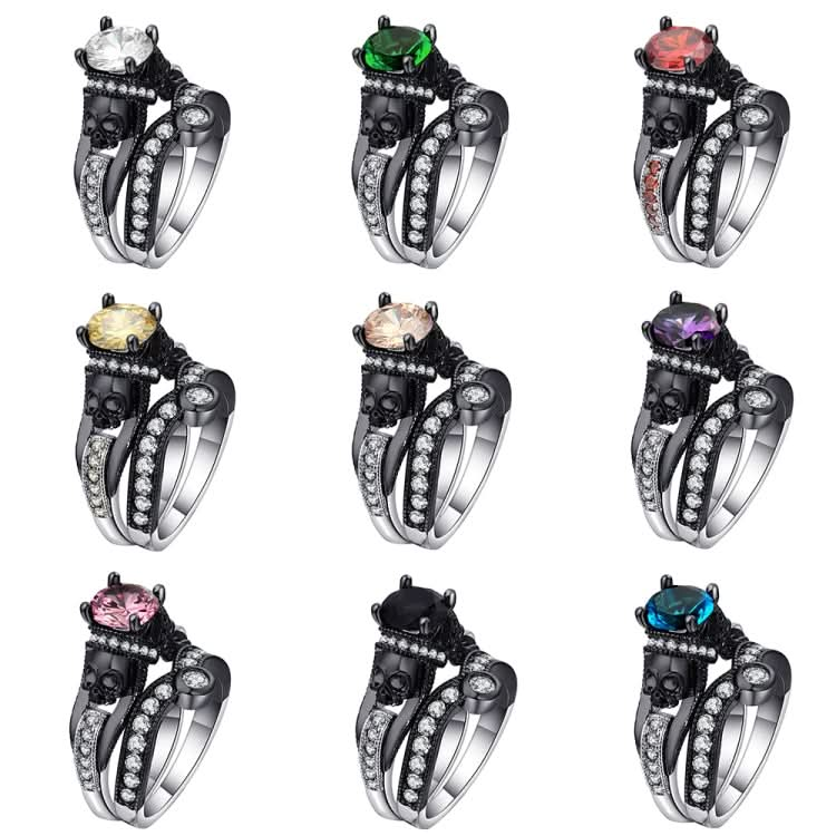 Skull Ring Punk Style Fashion Jewelry Reluova