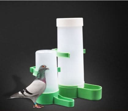 10 PCS Practical Birds Feeding Equipment Parrot Bird Drinker Watering Feeder with Clip(S)-Reluova