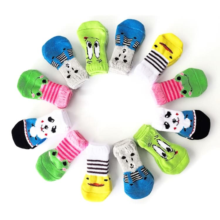 4pcs /Set Cute Puppy Dogs Pet Knitted Anti-slip Socks - Reluova