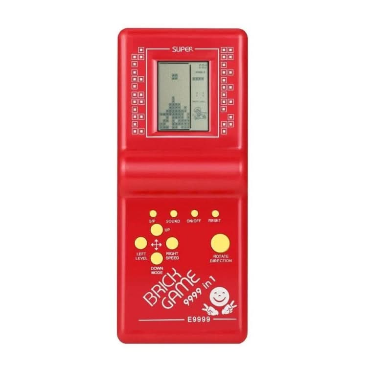 Classic Tetris Brick Game Handheld Game Console, Bulit-in 7 Kinds Games, Random Color Delivery Reluova