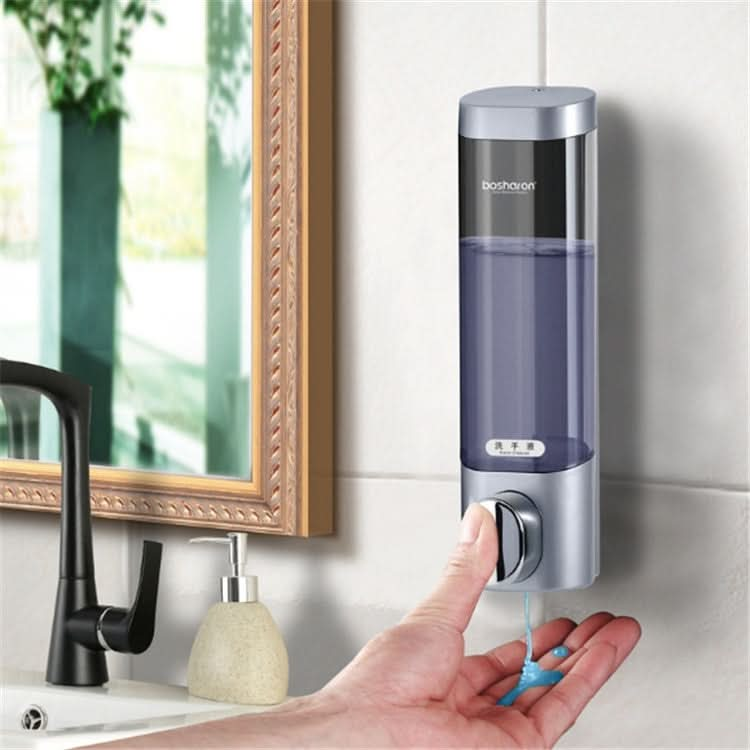 Bosharon Shampoo Shower Gel Box Household Hand Sanitizer Box Bathroom Wall-mounted Punch-free Double-head Soap Dispenser