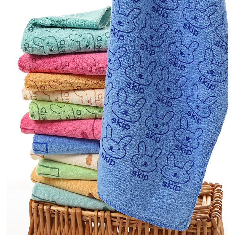 25*50cm Cute Baby Kid Towel Face Microfiber Absorbent Drying Bath Beach Towel Washcloth Swimwear Baby Towel Cotton Kids Towel My Store