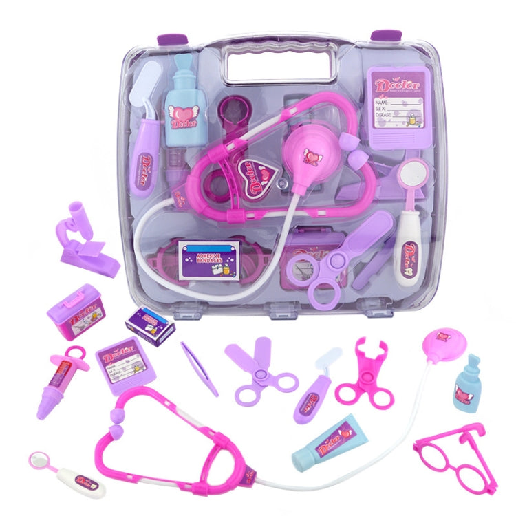 Simulation Stethoscope Set Portable Medicine Box Child Doctor Role Playing Toy Reluova