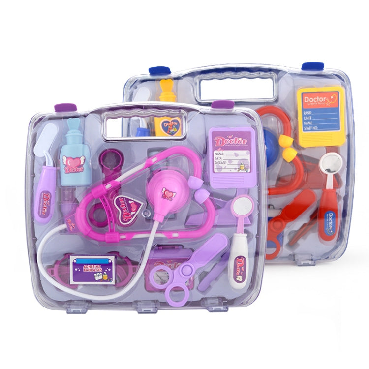 Simulation Stethoscope Set Portable Medicine Box Child Doctor Role Playing Toy