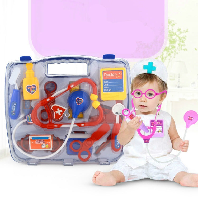 Simulation Stethoscope Set Portable Medicine Box Child Doctor Role Playing Toy Reluova