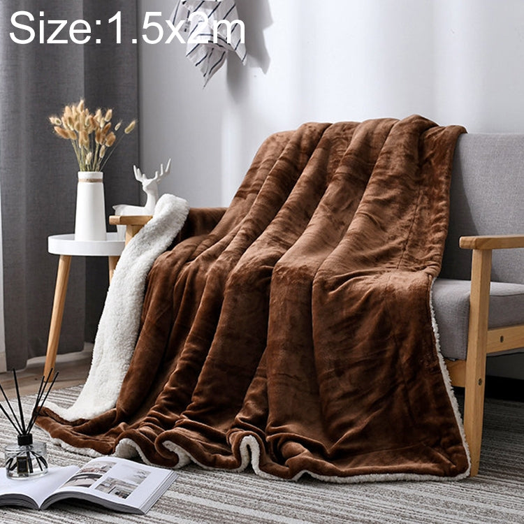 Winter Sofa Blanket Double Thick Cashmere Coral Fleece Ofice Nap Blanket