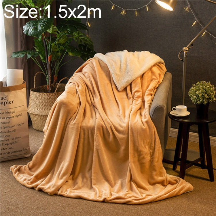 Winter Sofa Blanket Double Thick Cashmere Coral Fleece Ofice Nap Blanket