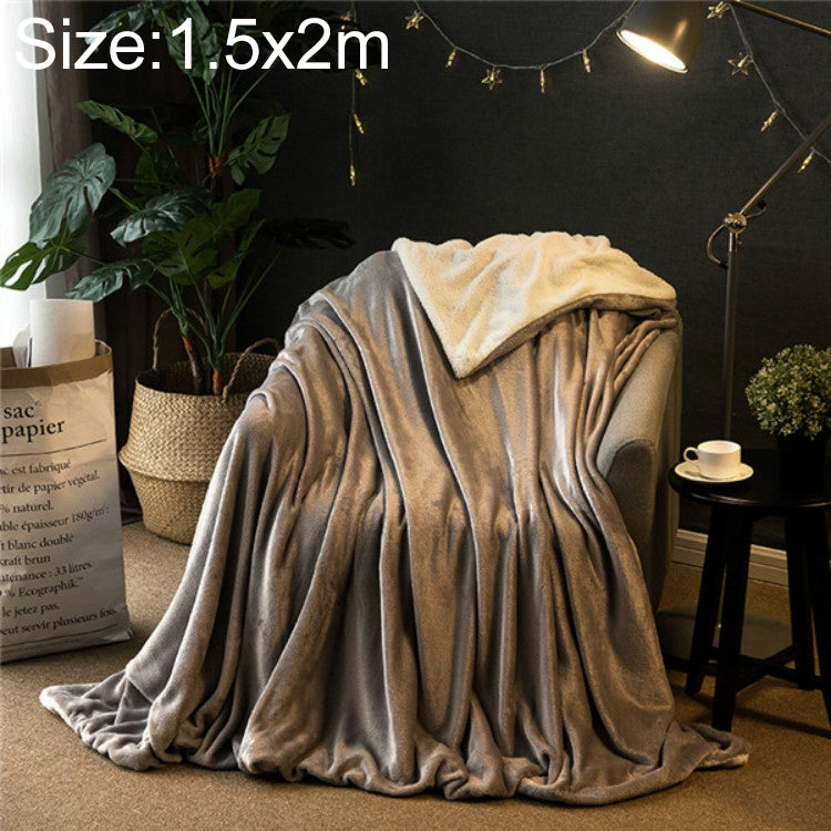 Winter Sofa Blanket Double Thick Cashmere Coral Fleece Ofice Nap Blanket