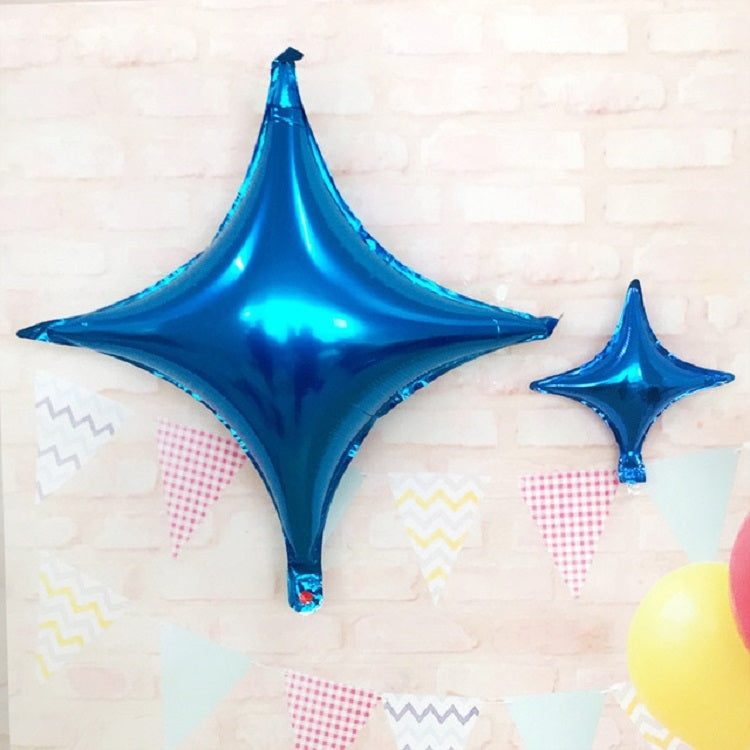 10 PCS Four-pointed Star Children Party Decoration Balloon Theme Bbirthday Balloon Package Accessories