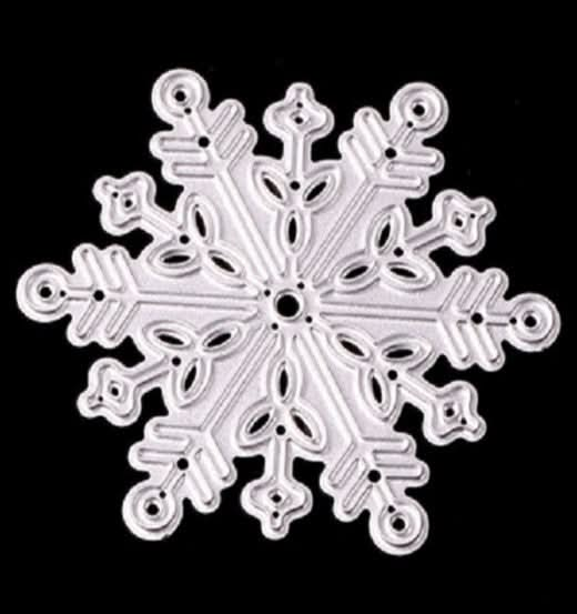 Christmas Snowflake Metal Cutting Mold Homemade Scrapbook Album Stamp Paper Card Embossing Reluova