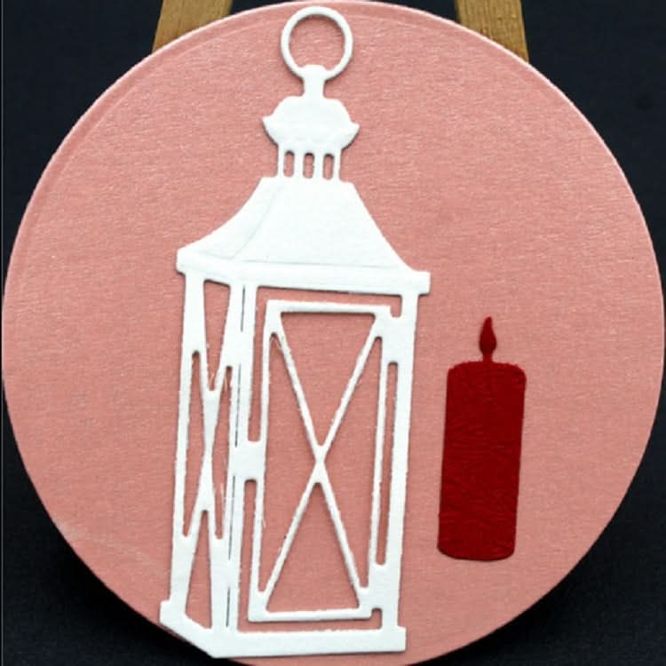 Lantern Candle Carbon Steel Knife Mold DIY Photo Album Cutting Book Greeting Card Embossing Cutting Knife Mold Reluova