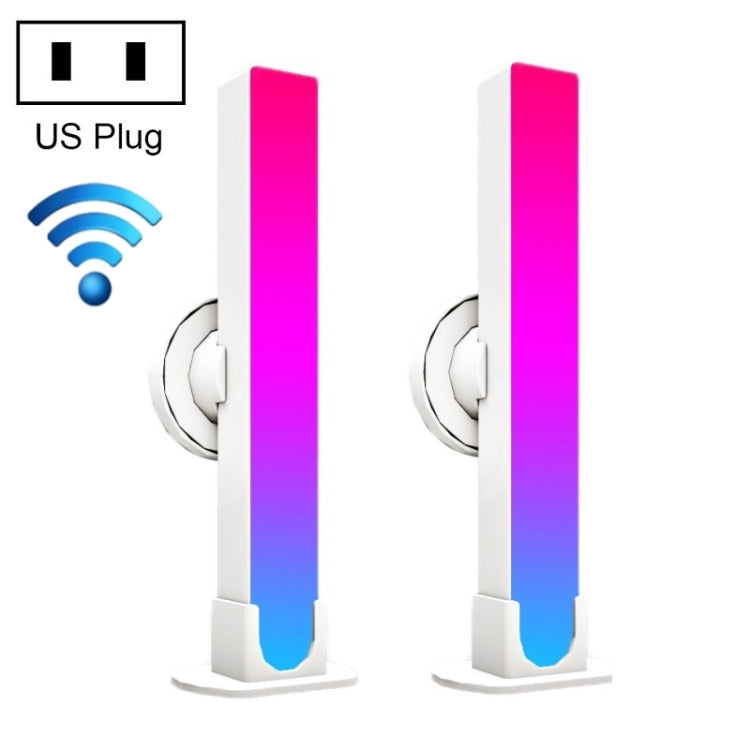 2pcs/box RGB Desktop Background Music Rhythm Pickup Ambient Light