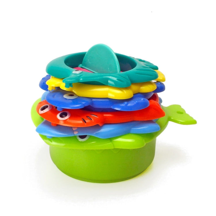 6 in 1 Baby Bath Toys Folding Music Cup Water Spray Beach Toys Reluova