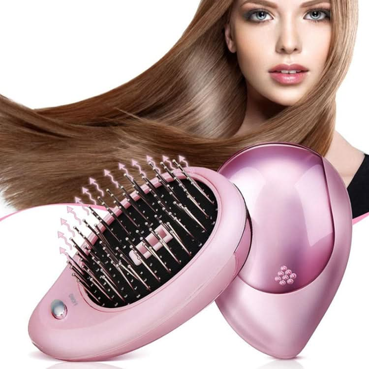 Portable Electric Hair Ionic Brush Hair Straightener Brush Negative Ion Comb Anti-static Massage Mini Straight Hair comb Reluova