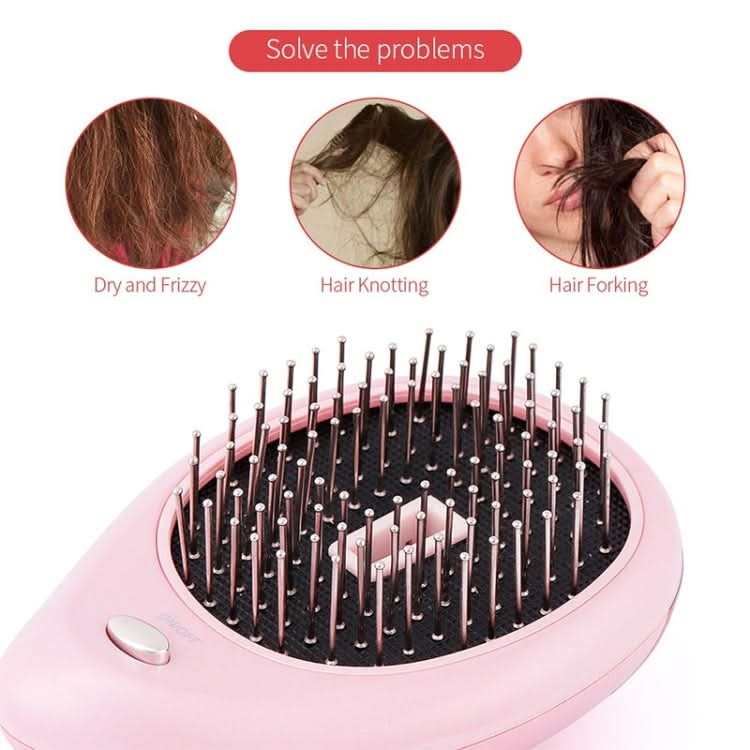 Portable Electric Hair Ionic Brush Hair Straightener Brush Negative Ion Comb Anti-static Massage Mini Straight Hair comb Reluova