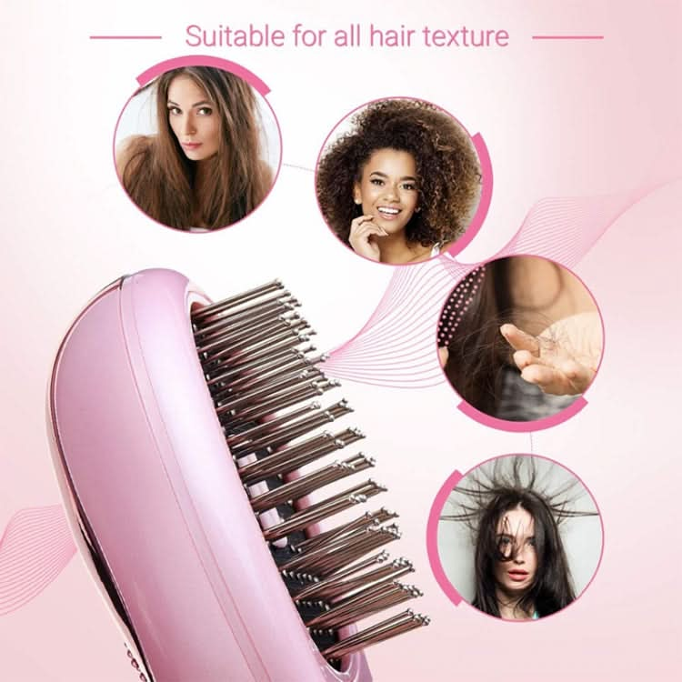 Portable Electric Hair Ionic Brush Hair Straightener Brush Negative Ion Comb Anti-static Massage Mini Straight Hair comb Reluova