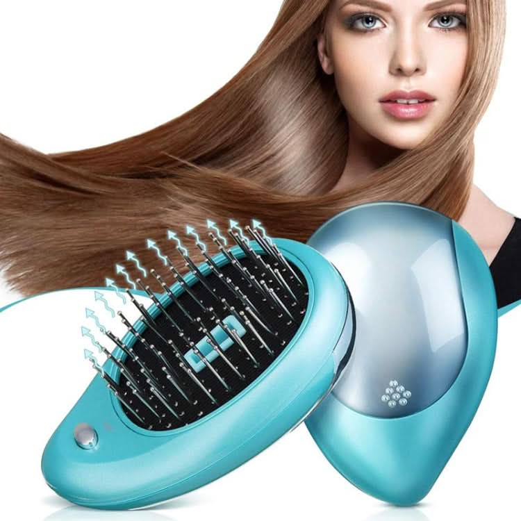 Portable Electric Hair Ionic Brush Hair Straightener Brush Negative Ion Comb Anti-static Massage Mini Straight Hair comb Reluova