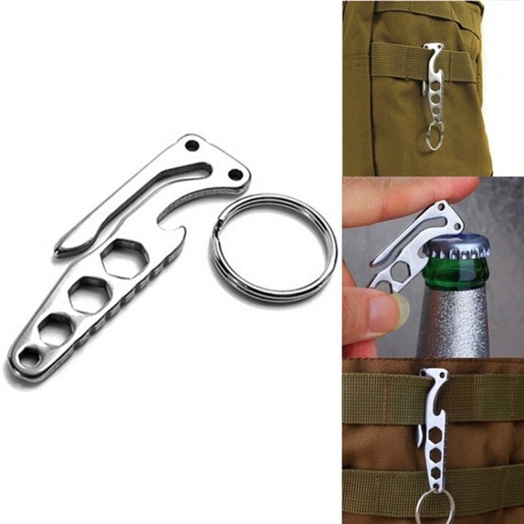 Multi-function Bottle Opener Keychain Outdoor Pocket Tool Pry Bar Hex Key Wrench ÎҵÄÉ̵ê