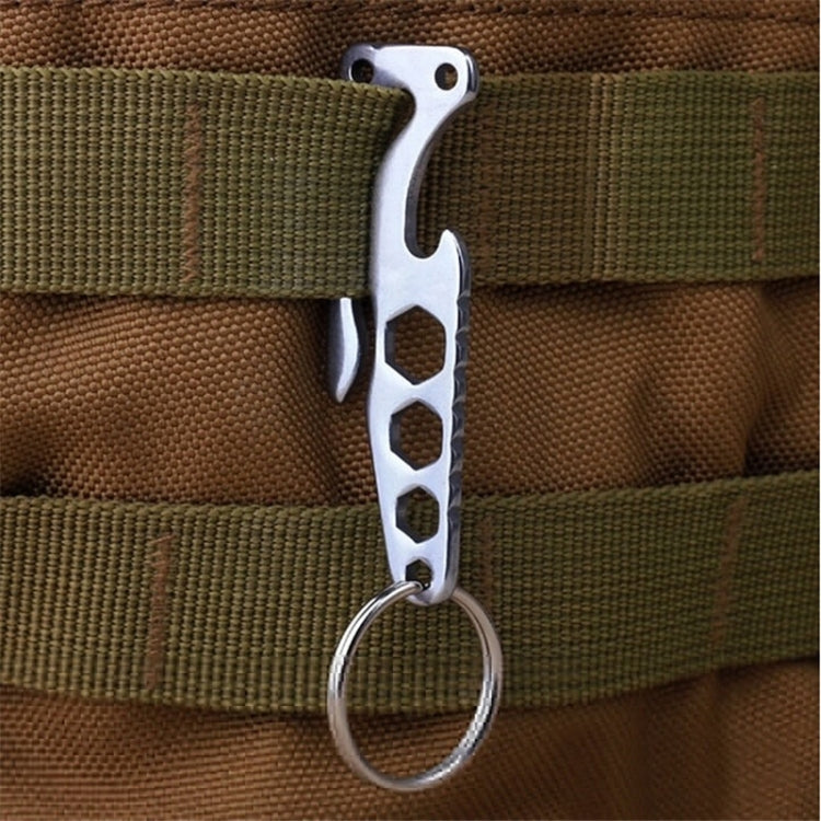 Multi-function Bottle Opener Keychain Outdoor Pocket Tool Pry Bar Hex Key Wrench ÎҵÄÉ̵ê