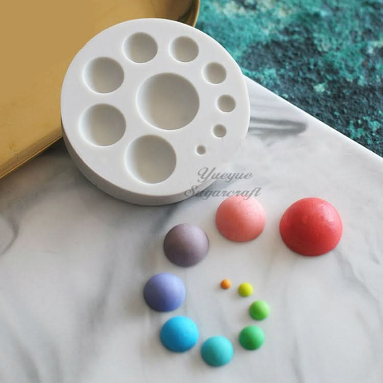 Round Silicone Fondant Cake Mold DIY Baking Decoration Chocolate Tool - Reluova