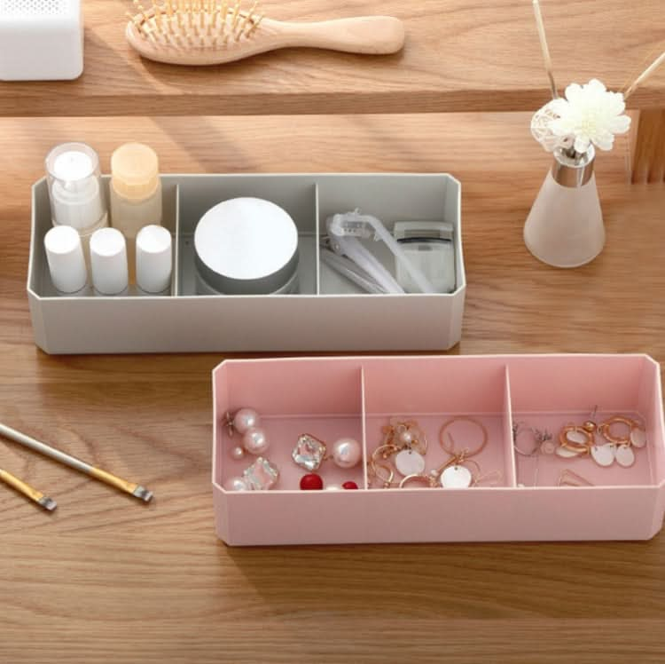 Desktop Partition Cosmetics Dustproof Storage Box Debris Finishing Box