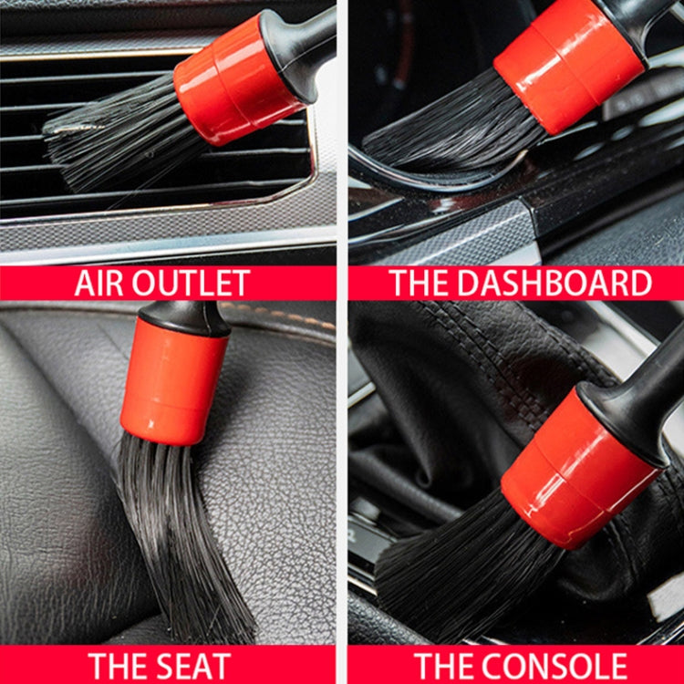 5 Pcs Car Detailing Brush Cleaning Natural Boar Hair Brushes Auto Detail Tools Products Wheels Dashboard ÎҵÄÉ̵ê