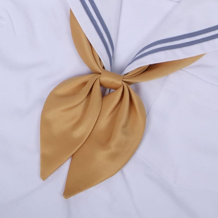 Women Polyester Silk Goldfish Knot Professional Bow Tie Reluova