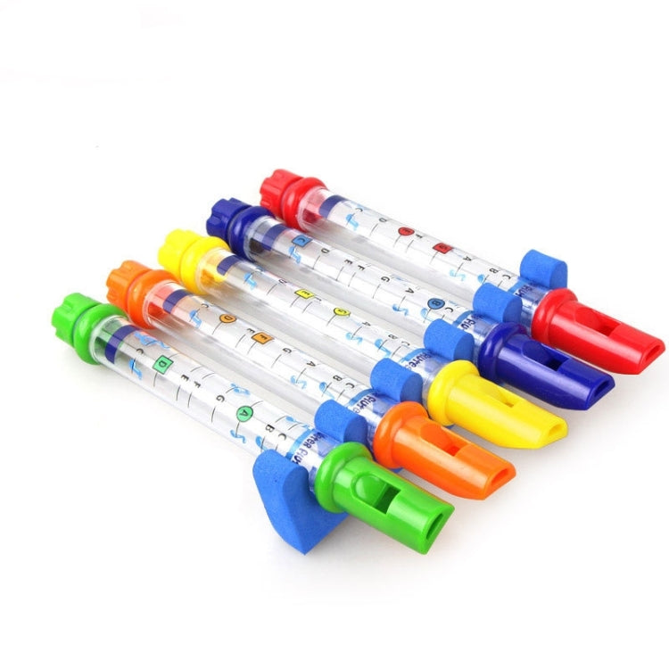 5 PCS/Set Children Colorful Water Flutes Bath Tub Tunes Toys Fun Music Sounds Baby Shower Bath Toy Reluova