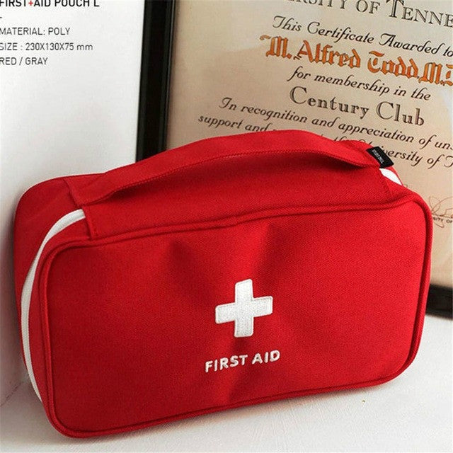 Travel First Aid Kit Bag Home Emergency Medical Survival Rescue Box Reluova