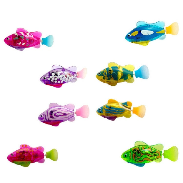 8 in 1 Simulation Electric Fish Babies Shower Toy with Swimming & Lighting Function Reluova