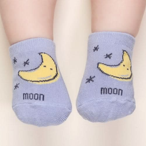 3 Pairs Autumn and Winter Cotton Non-slip Children Baby Cartoon Floor Socks-Reluova