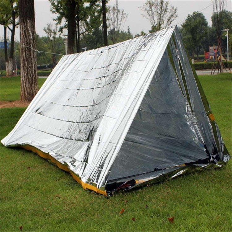 Emergency Simple Tent Outdoor Rescue Blanket First Aid Sunscreen Insulation Blanket