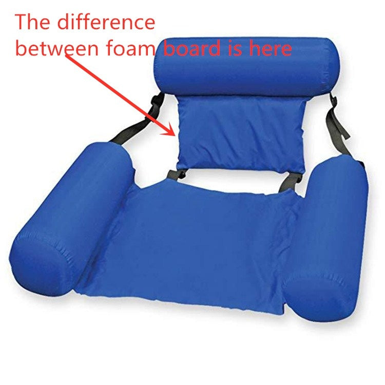 Inflatable Hammock Foldable Dual-purpose Backrest Floating Drainage Upstream Pleasure Lounge Chair Floating Bed Sofa