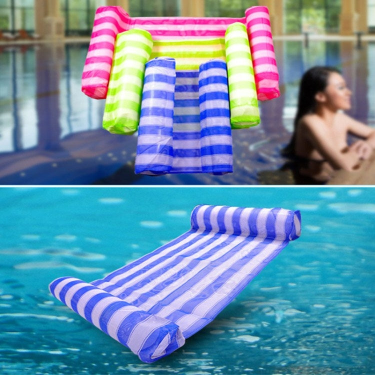 Leisure Water Floating Bed Hammock Inflatable Floating Row Entertainment Lounge Chair