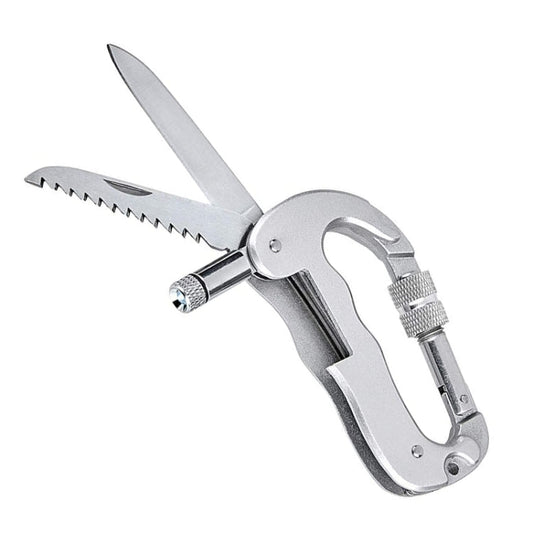 Multifunctional Folding Security Self Defense Folding Saw Carabiner Hanging Buckle Wild Survival Equipment Reluova