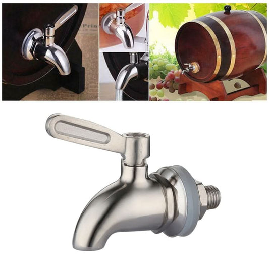 Drink Dispenser Beverage Wine Barrel Tap Spigot Stainless Steel Coffee Juice Faucet - Reluova